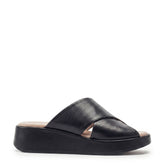 Sh Grange Black Leather Sandals