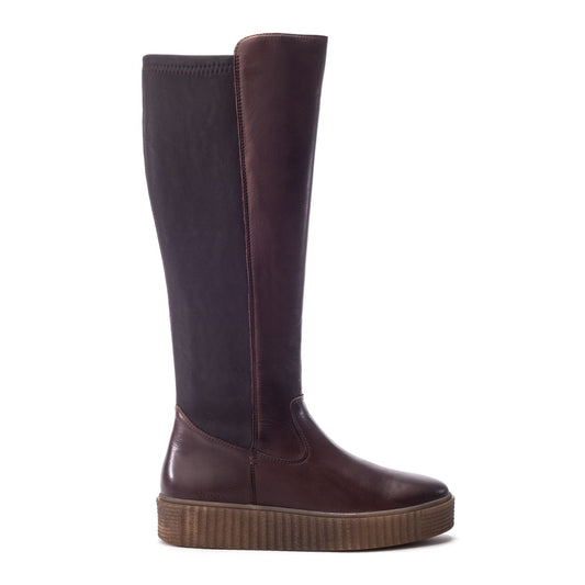 Sh Indi Dark Brown Leather Boots