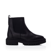 Sh Santos Black Leather Boots