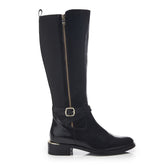 Sharla Black Patent Leather Patent Leather Boots