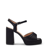 Sima Black Porvair Sandals