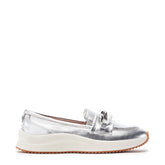 Sorrento Silver Leather Shoes