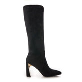 Tamika Black Alcantara Alcantara Boots
