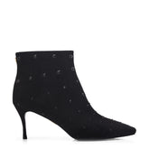 Wenoa Jet Black Alcantara Boots