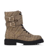 Zori Gold Textile Boots