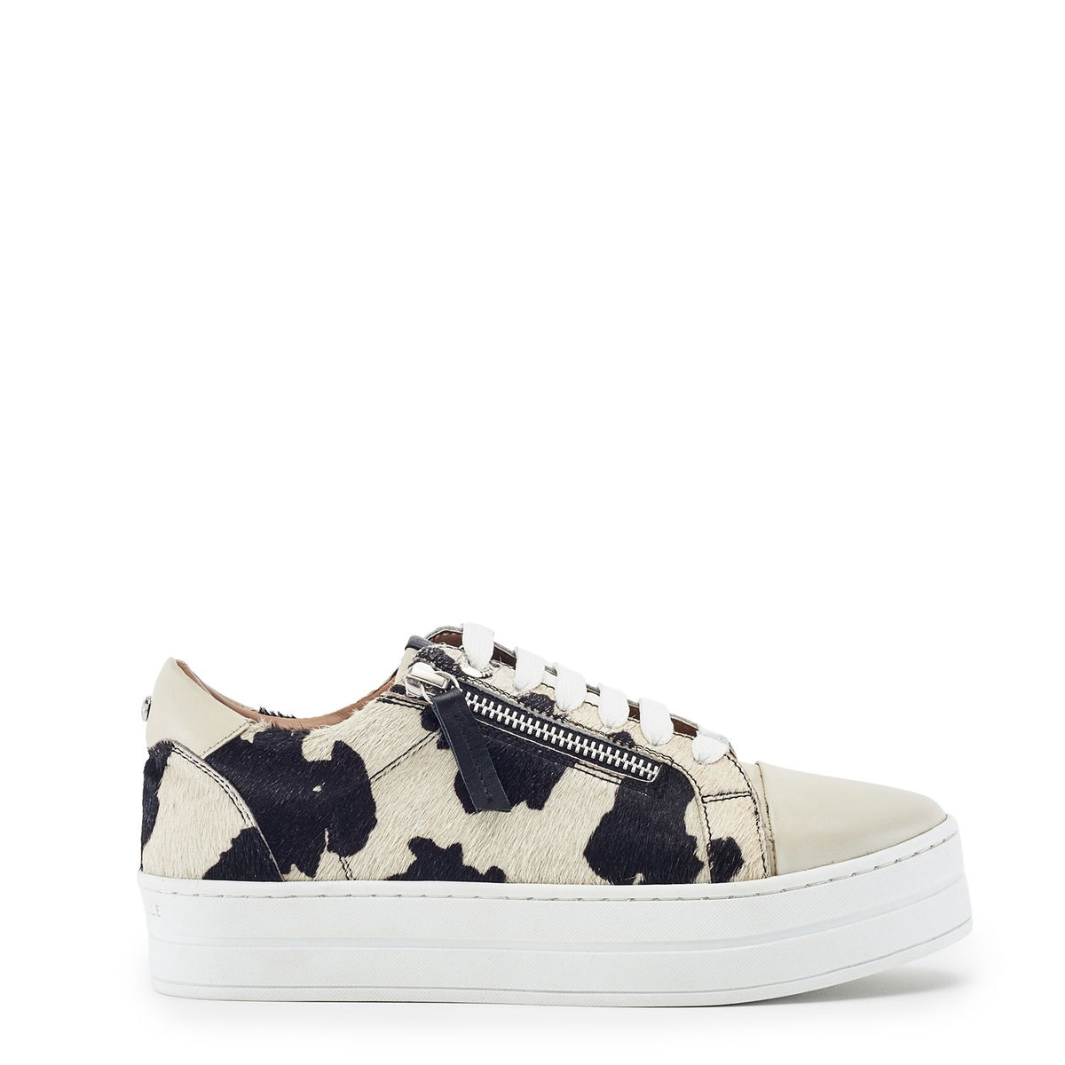 Abbee Brown Mix Cow Print Pony Hair Cow Print Pony Hair Trainers