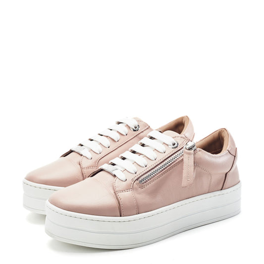 Abbee Cameo Leather Trainers