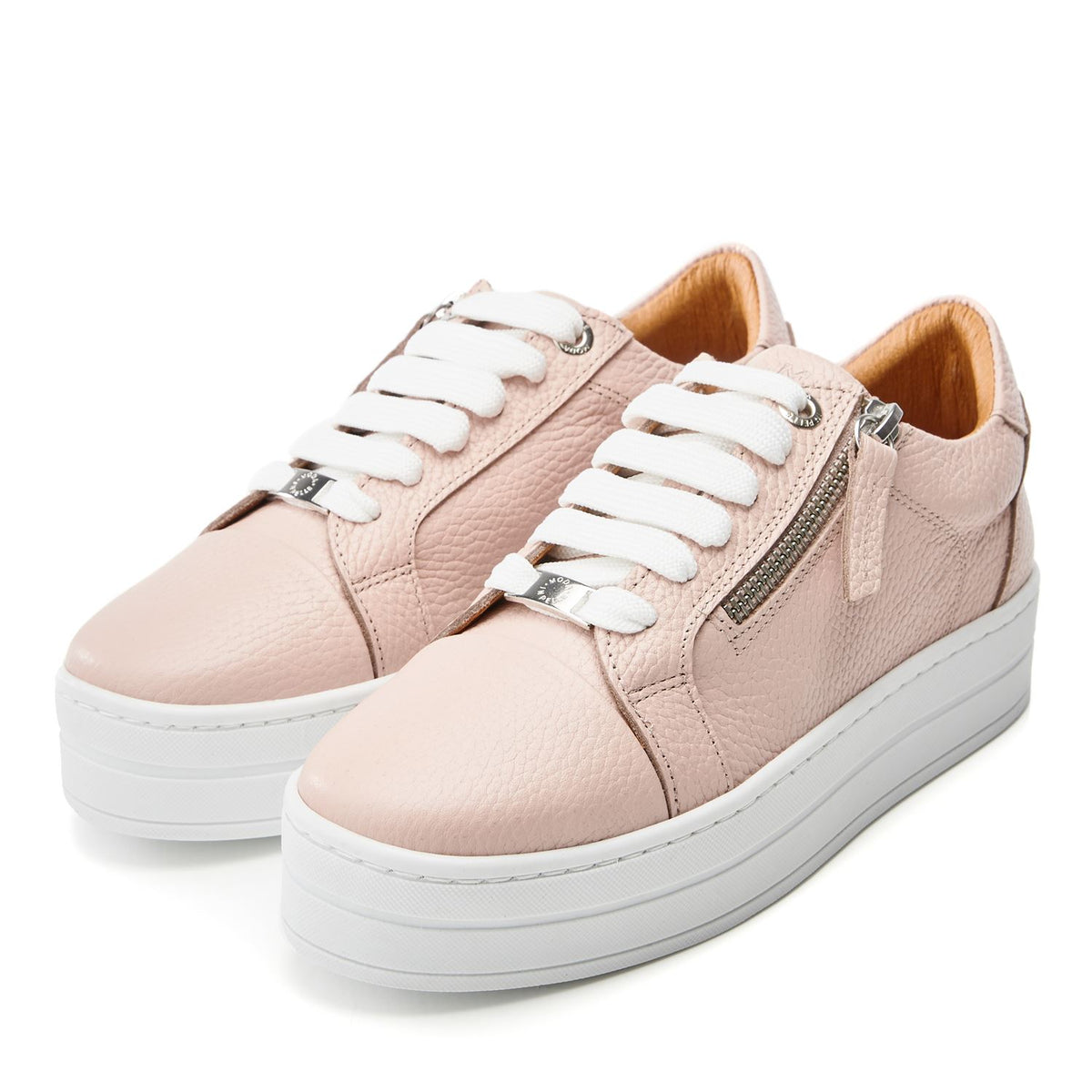 Abbiy Cameo Leather Trainers