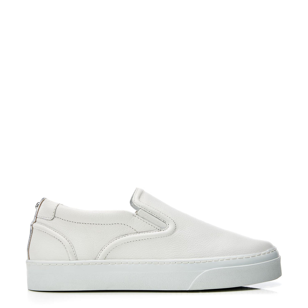 Adreenia White Leather Trainers