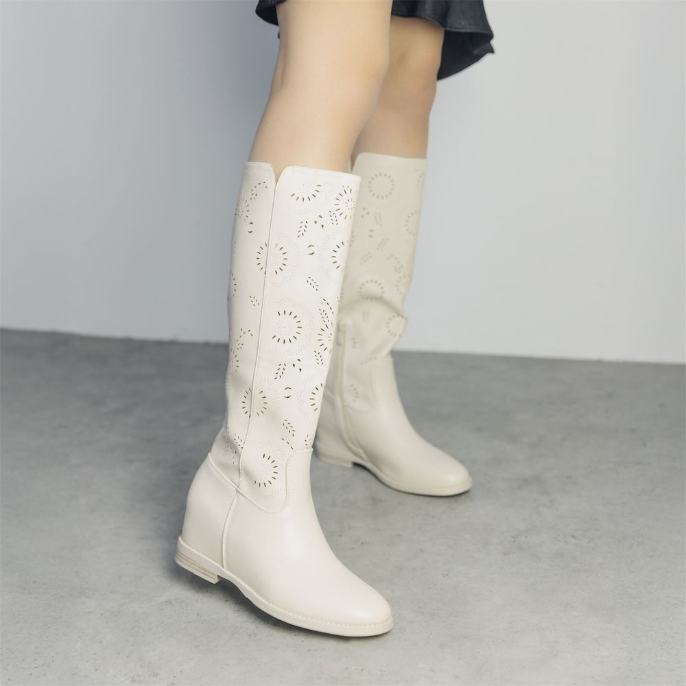 Ailee Beige Porvair Boots