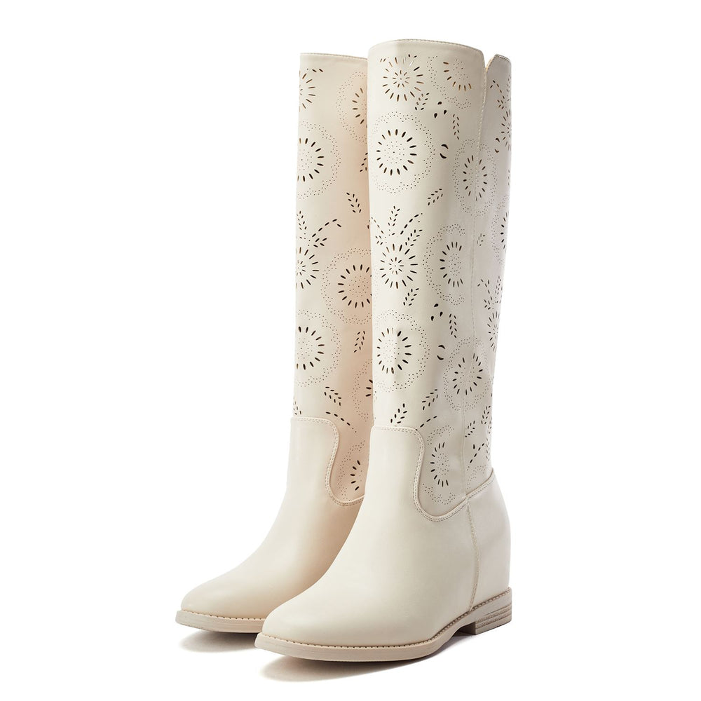 Ailee Beige Porvair Boots