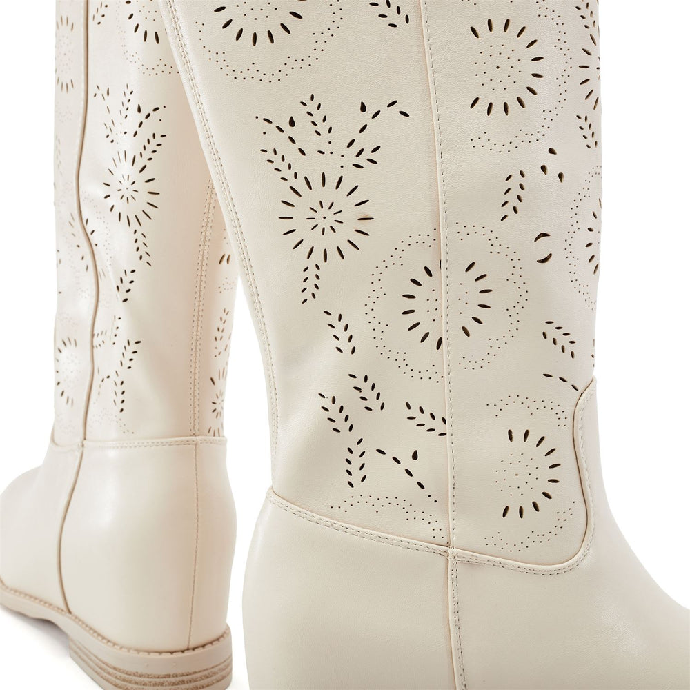 Ailee Beige Porvair Boots