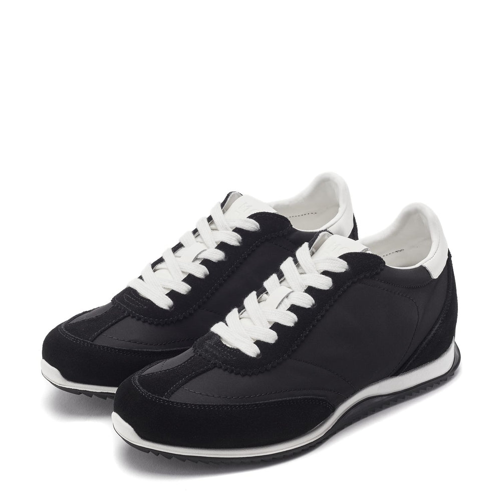 Akalia Black Textile Trainers