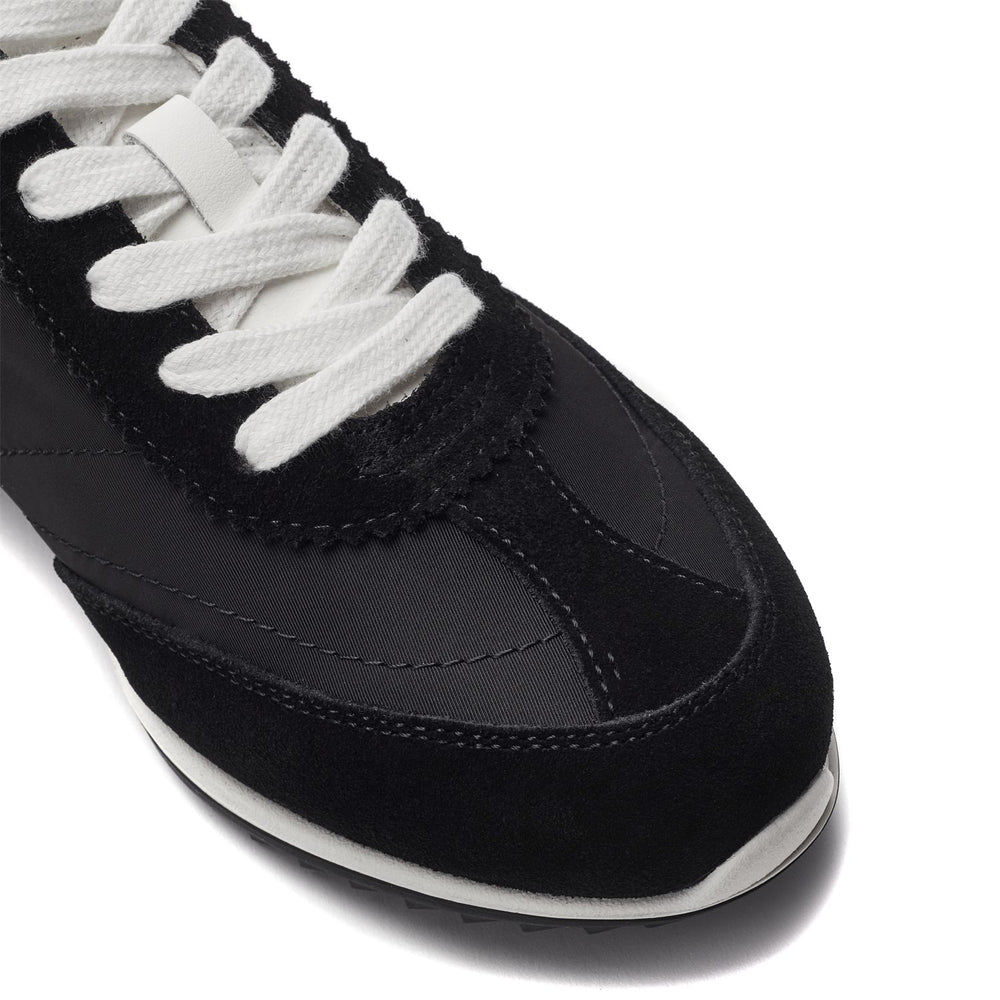 Akalia Black Textile Trainers