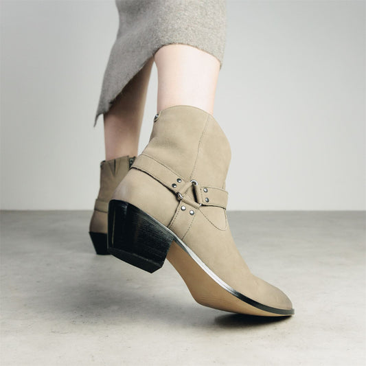Alexiia Stone Nubuck Boots