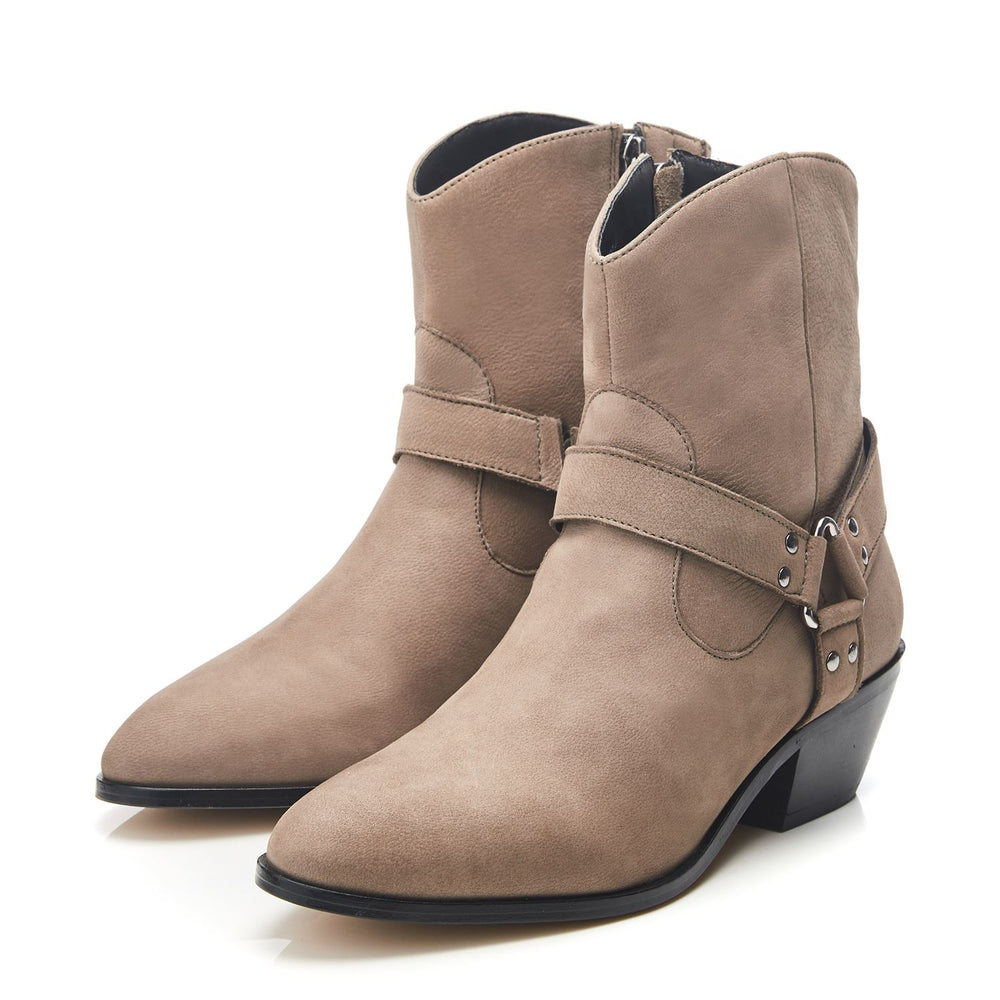 Alexiia Stone Nubuck Boots
