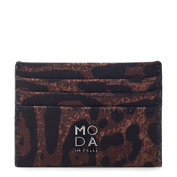 Ali Cardwallet Leopard Textile