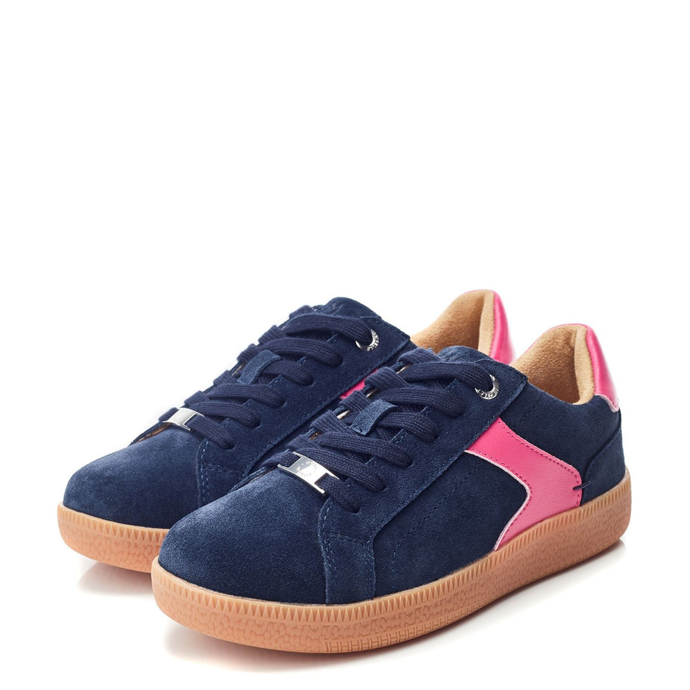 Allette Navy Suede Trainers