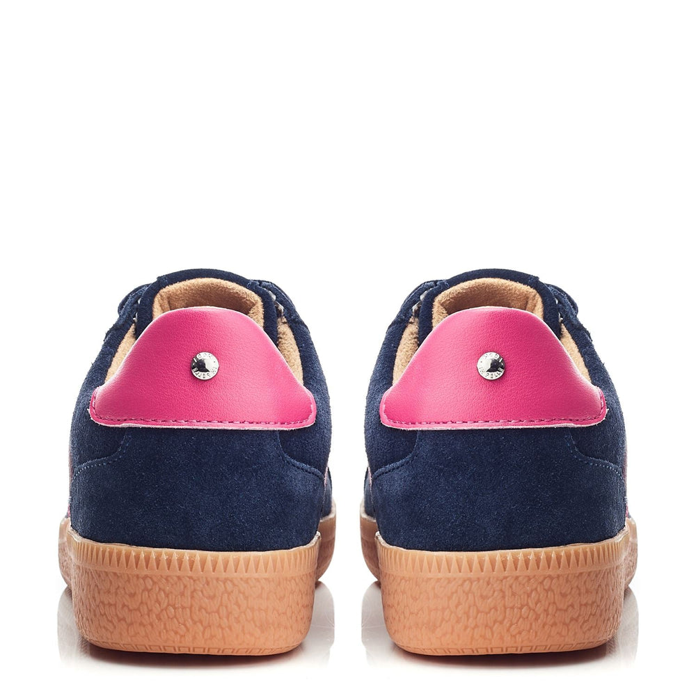 Allette Navy Suede Trainers