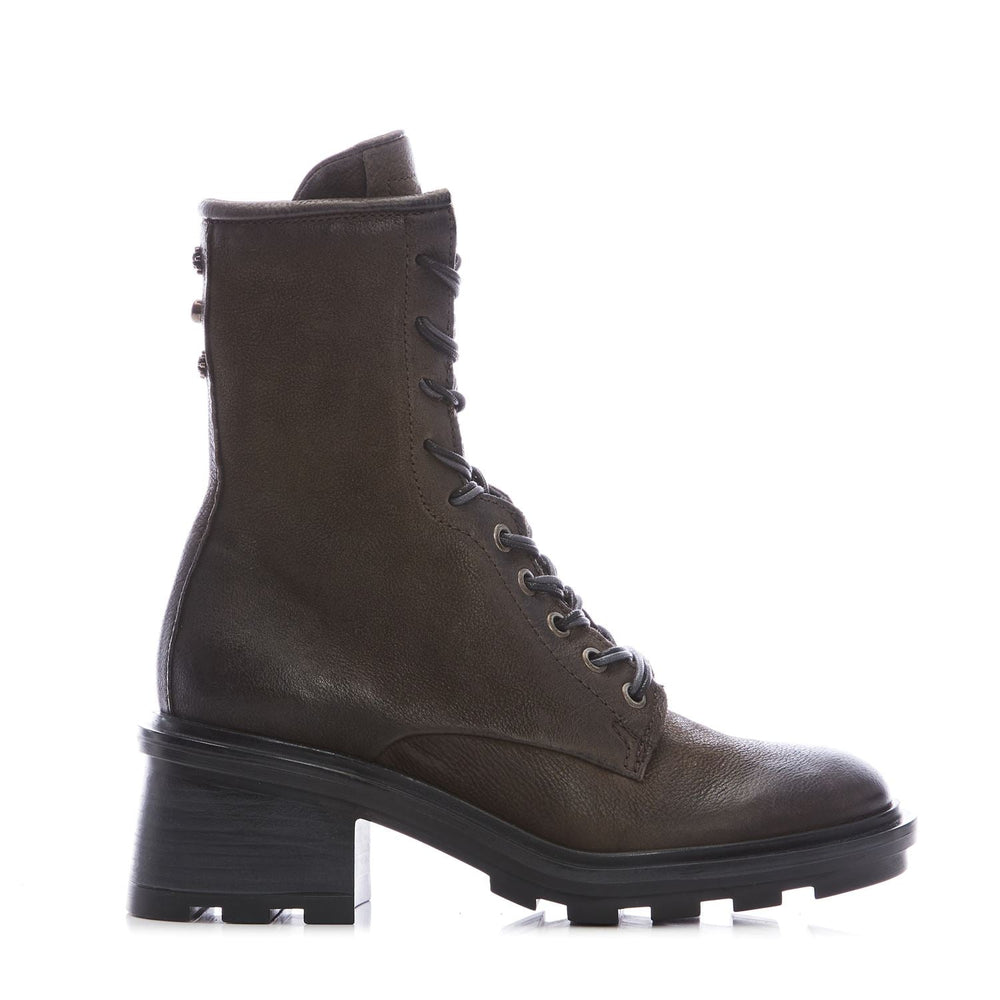 Alysse Grey Leather Boots