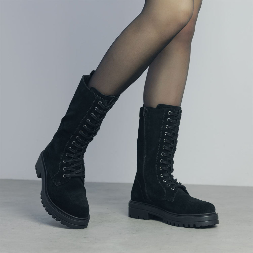 Amarra Black Suede Boots