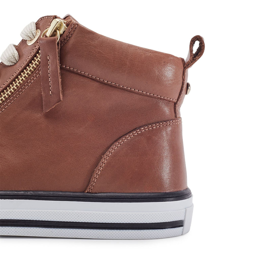 Anni Tan Leather Trainers