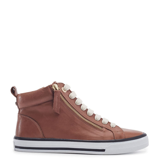Anni Tan Leather Trainers
