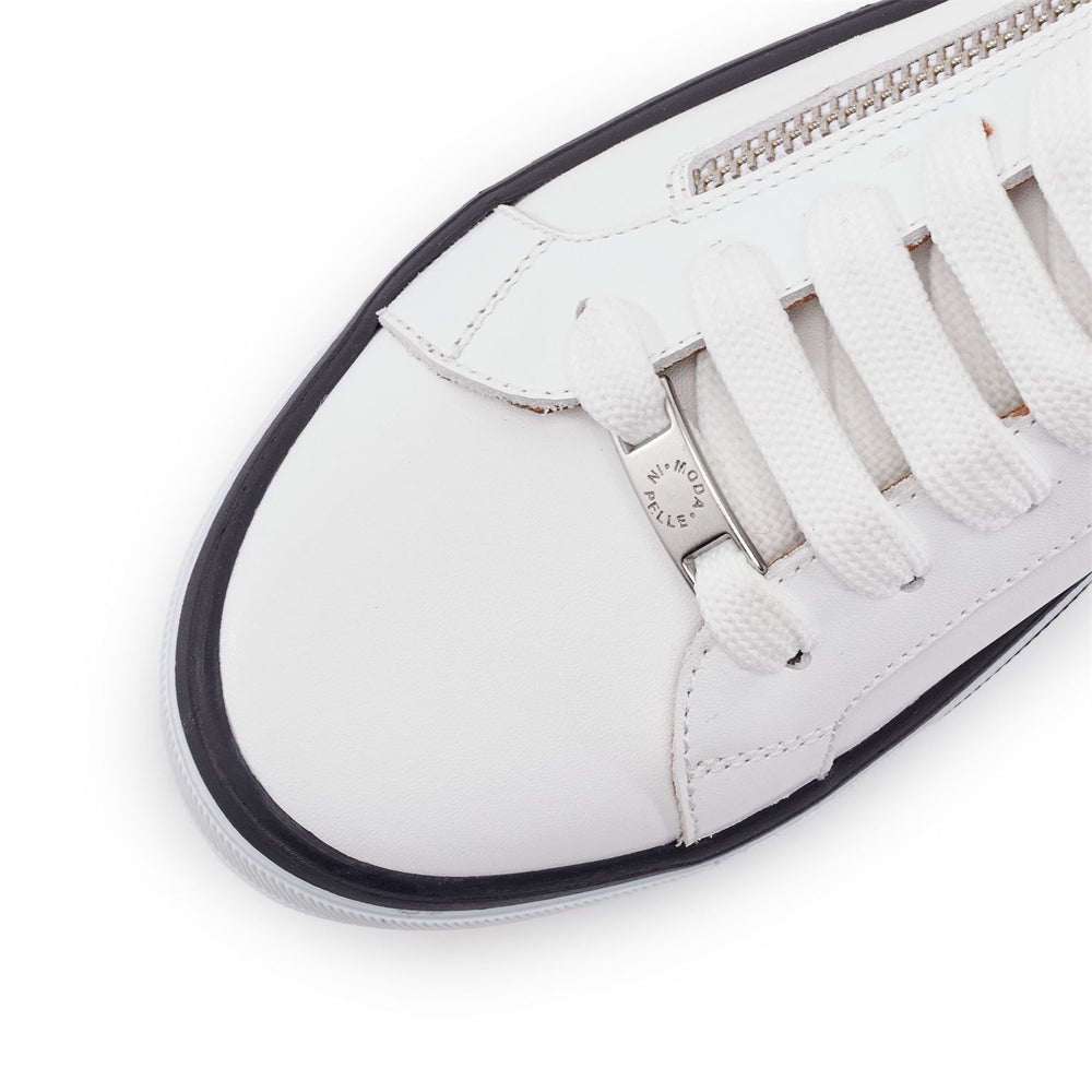 Anni White Leather Trainers
