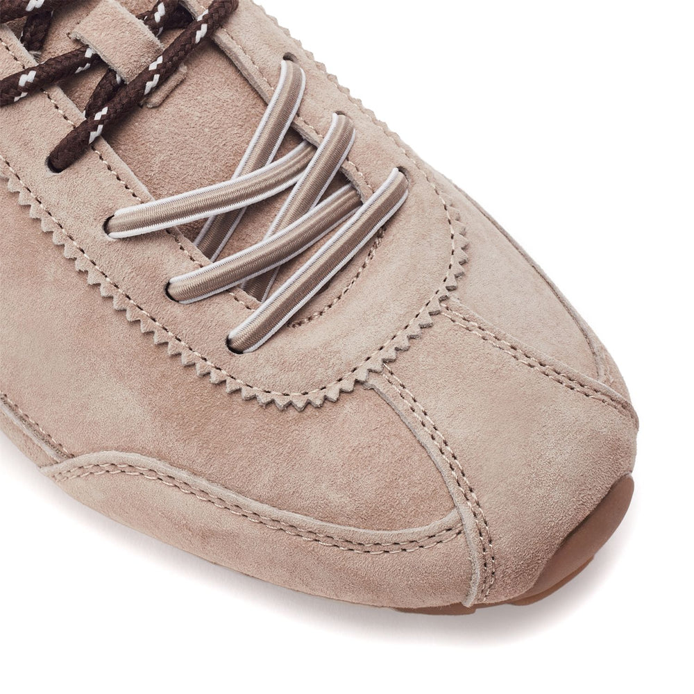 Ares Taupe Suede Trainers