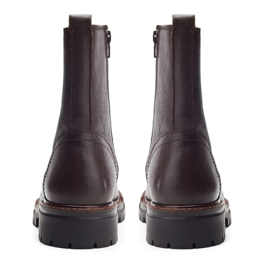 Arru Dark Brown Leather Boots