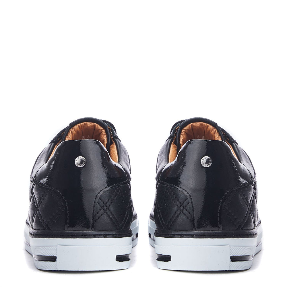 Arzon Black Leather Trainers