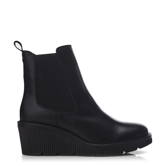 Audyn Jet Black Leather Boots