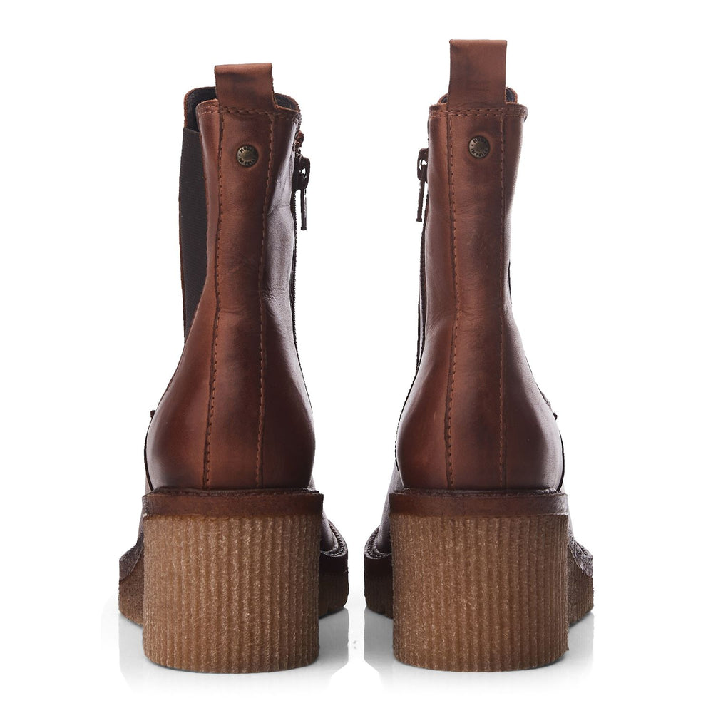 Audyn Tan Leather Boots