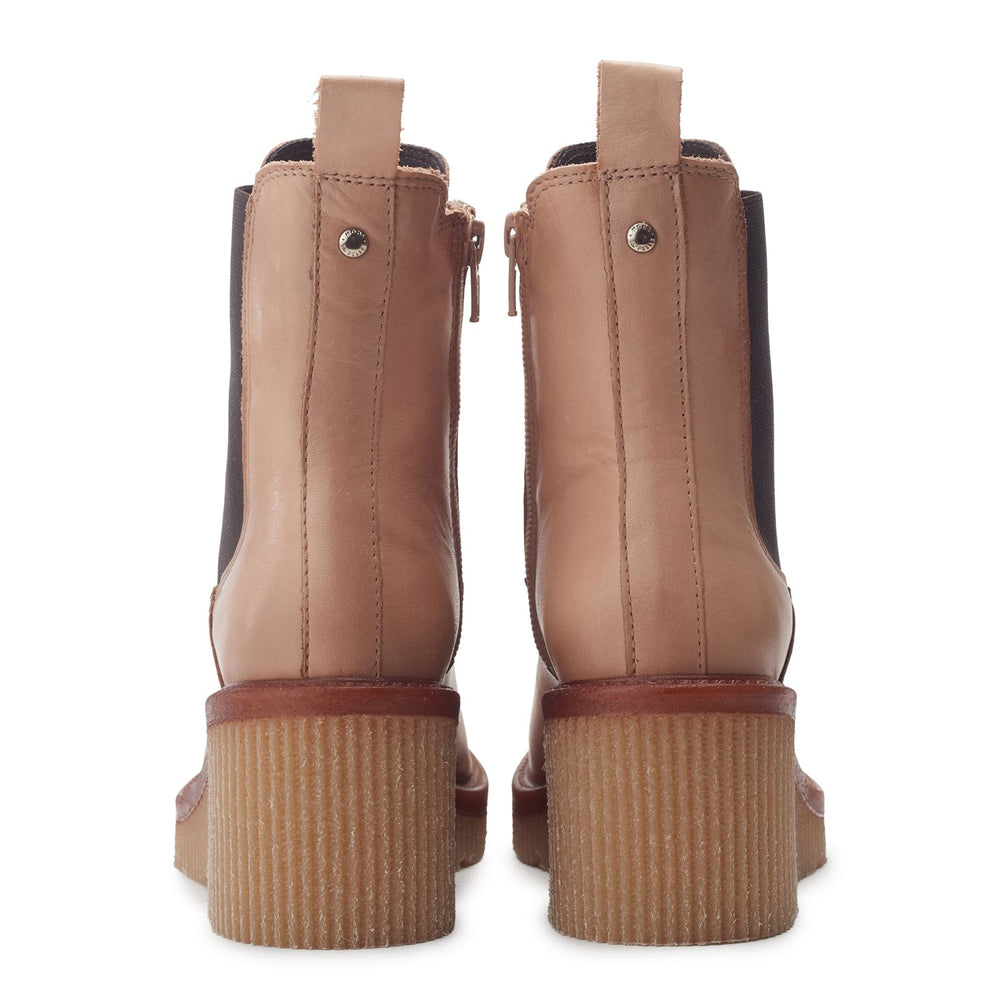 Audyn Taupe Leather Boots