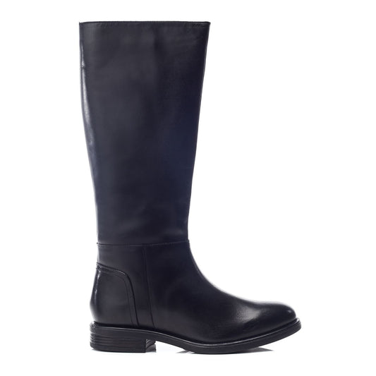 Ayin Black Leather Boots