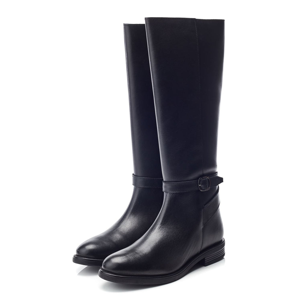 Dublin Black Leather Boots