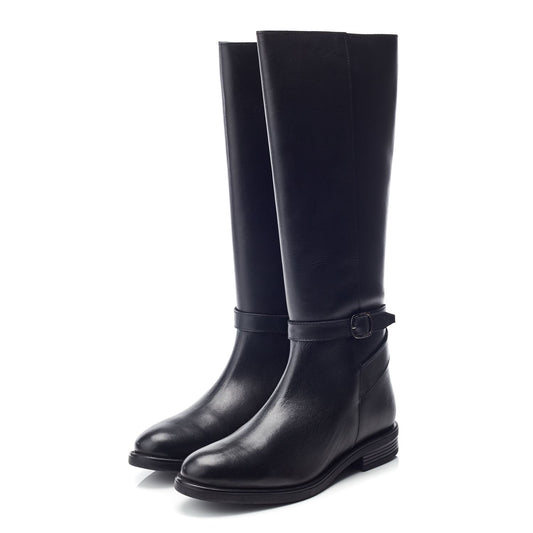 Dublin Black Leather Boots
