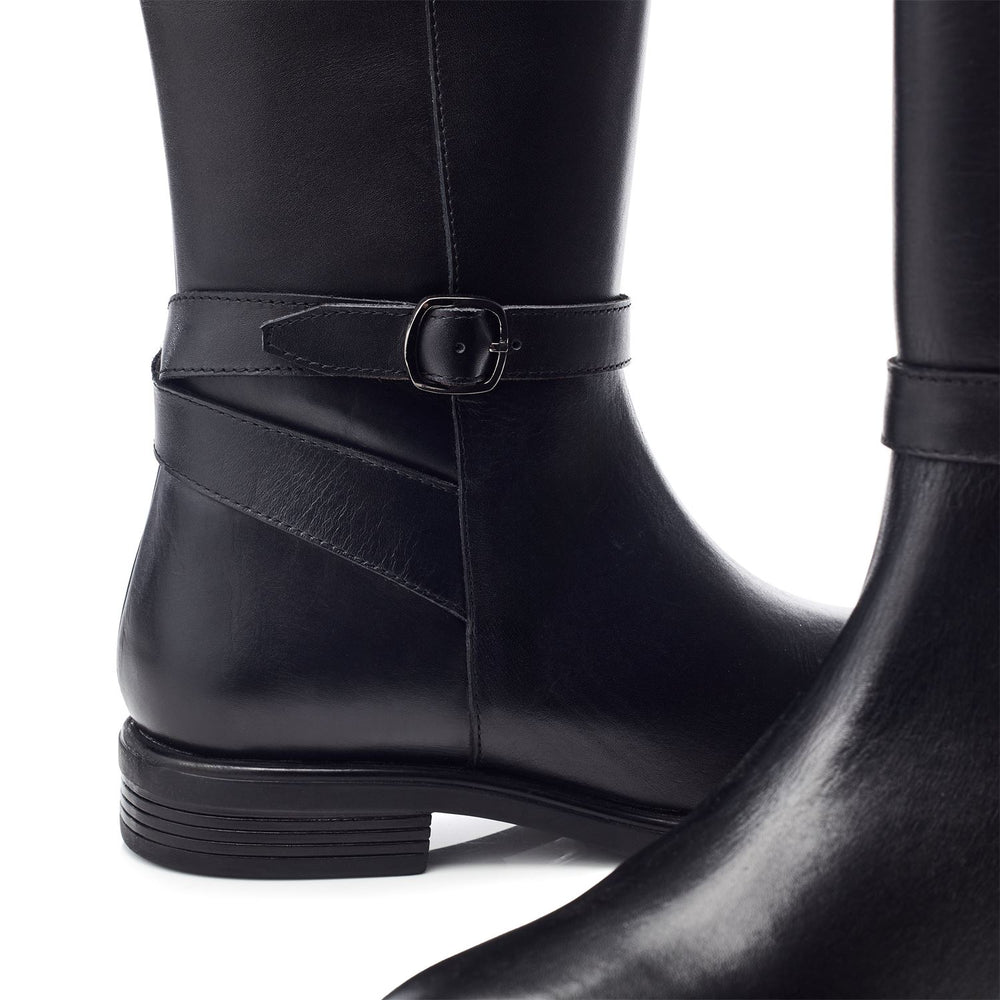 Dublin Black Leather Boots