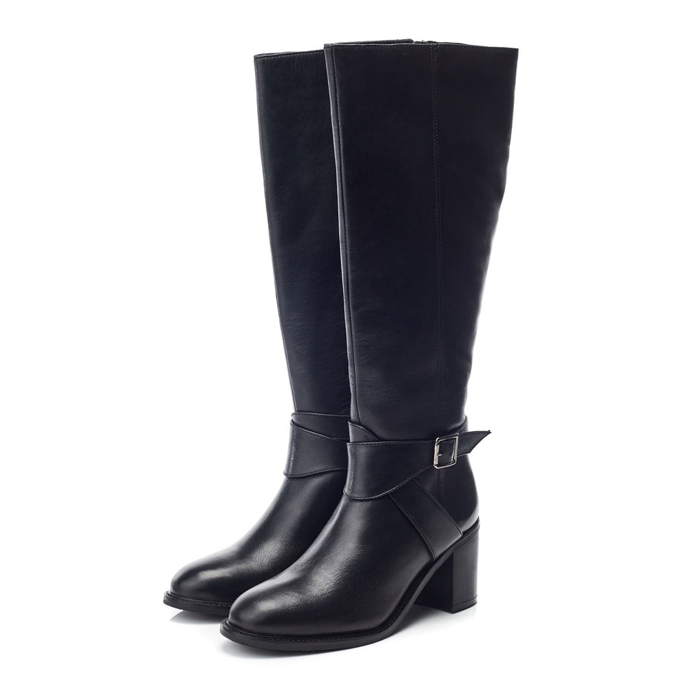 Lonsdale Black Leather Boots