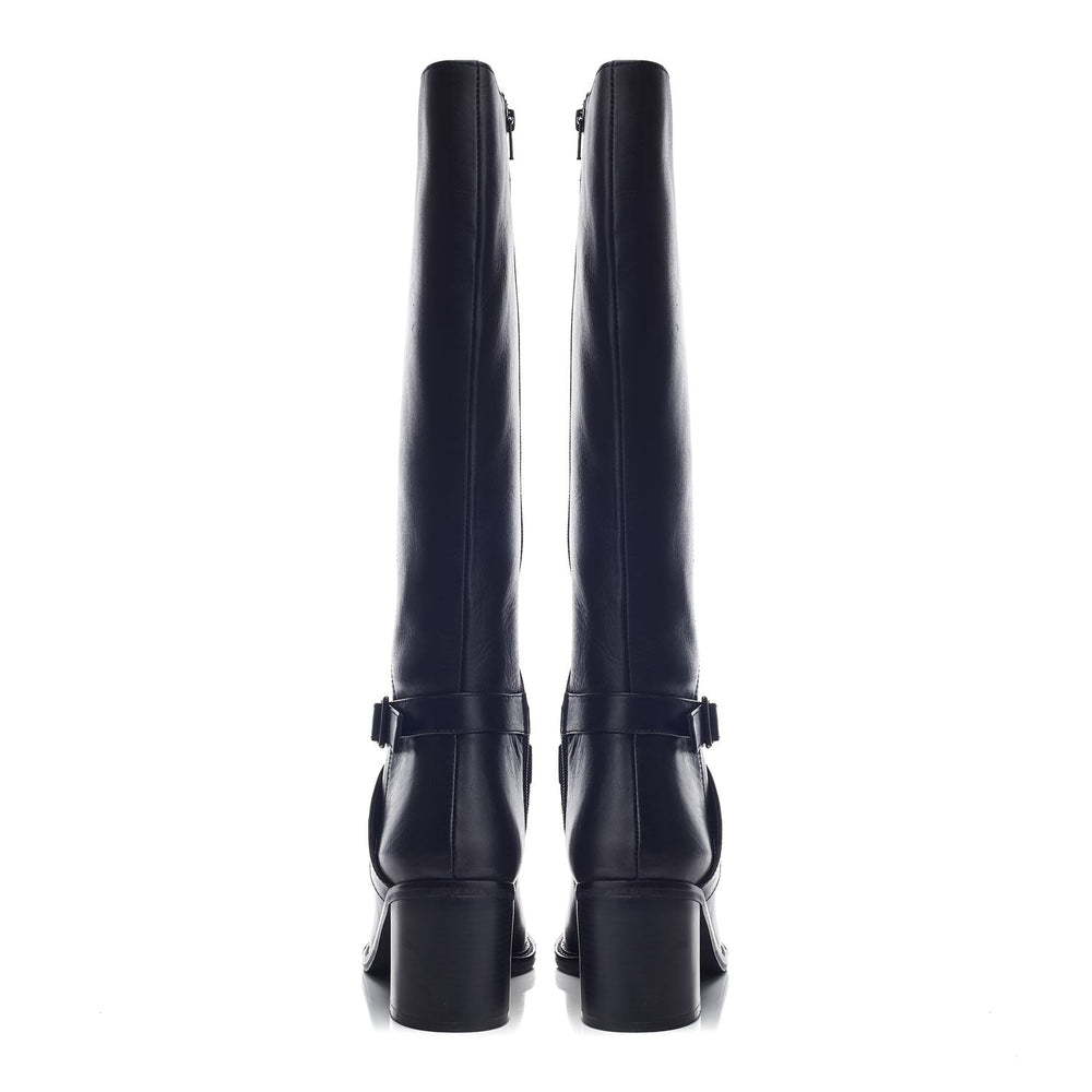 Lonsdale Black Leather Boots