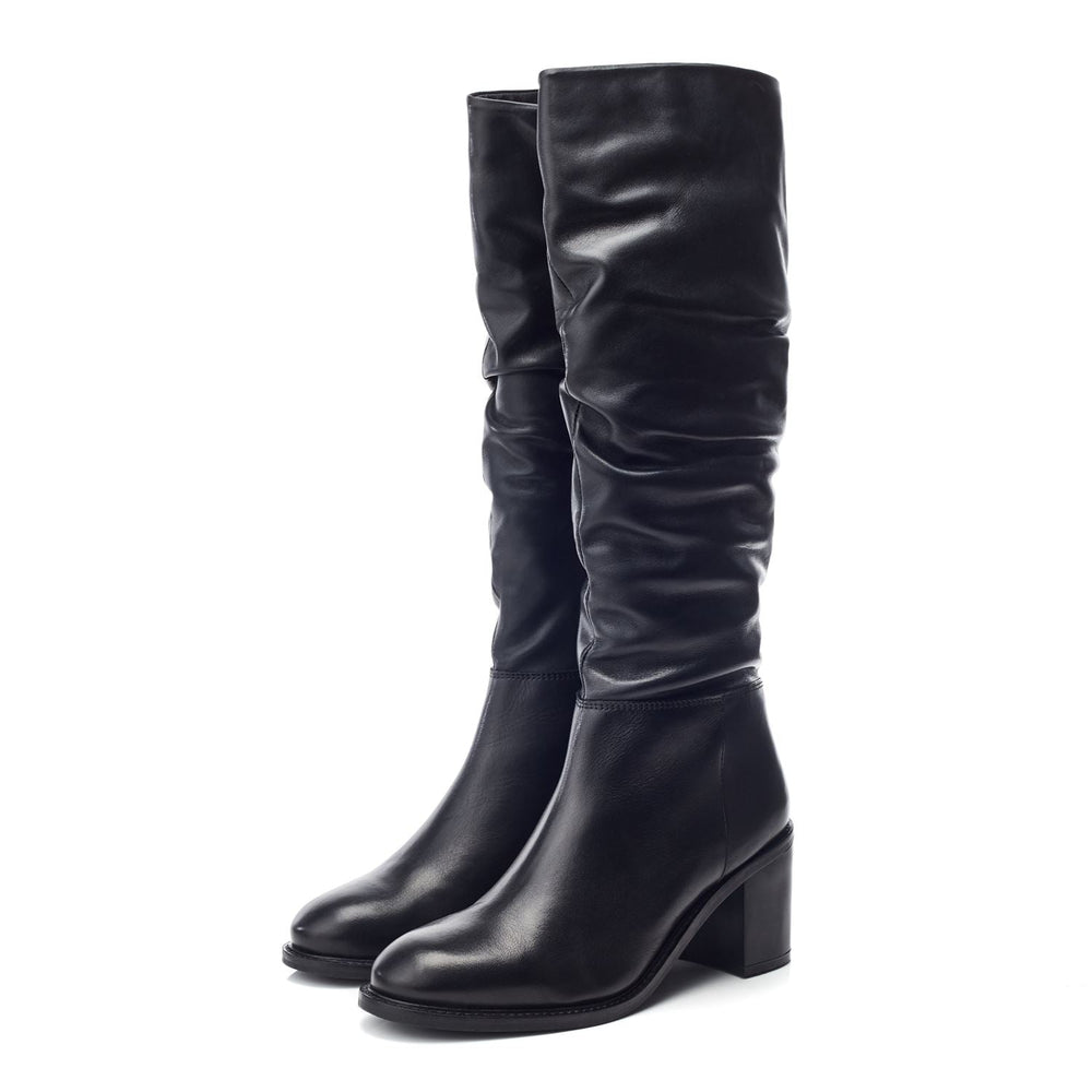Lupin Black Leather Boots