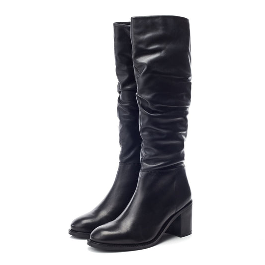 Lupin Black Leather Boots