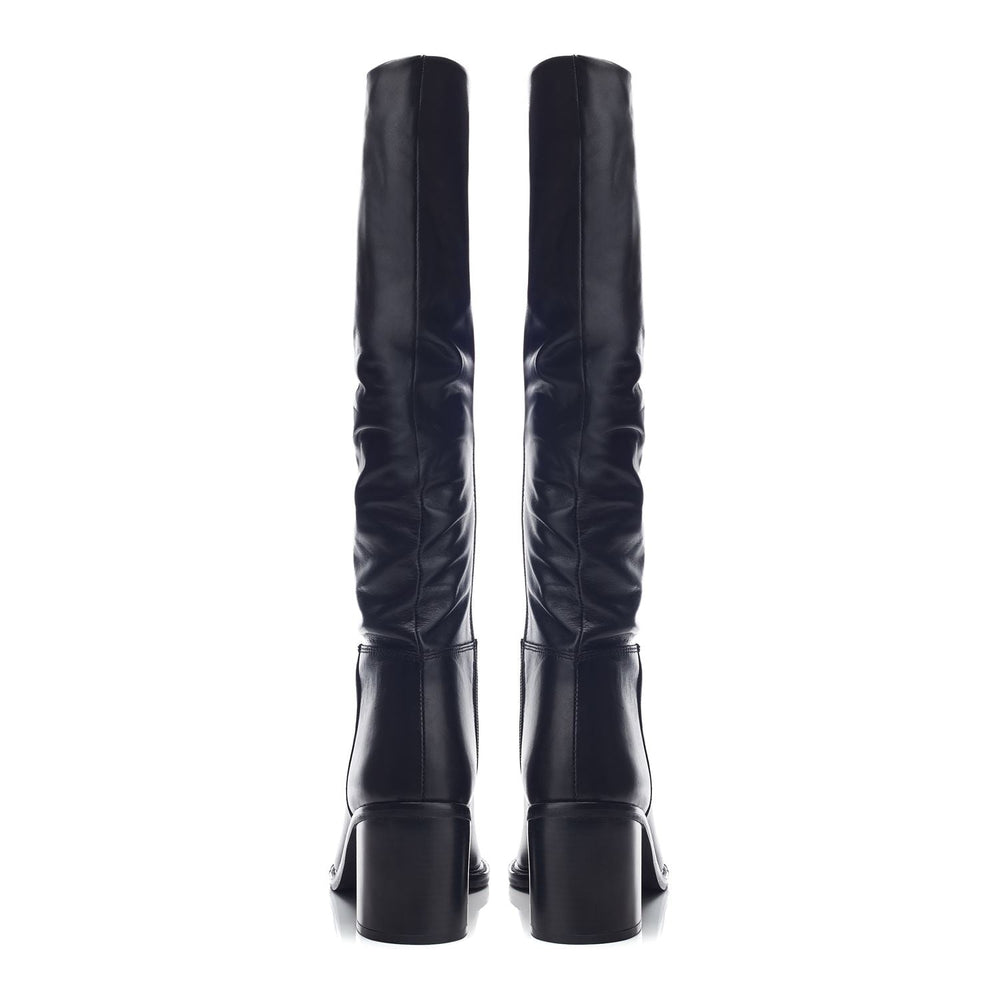 Lupin Black Leather Boots