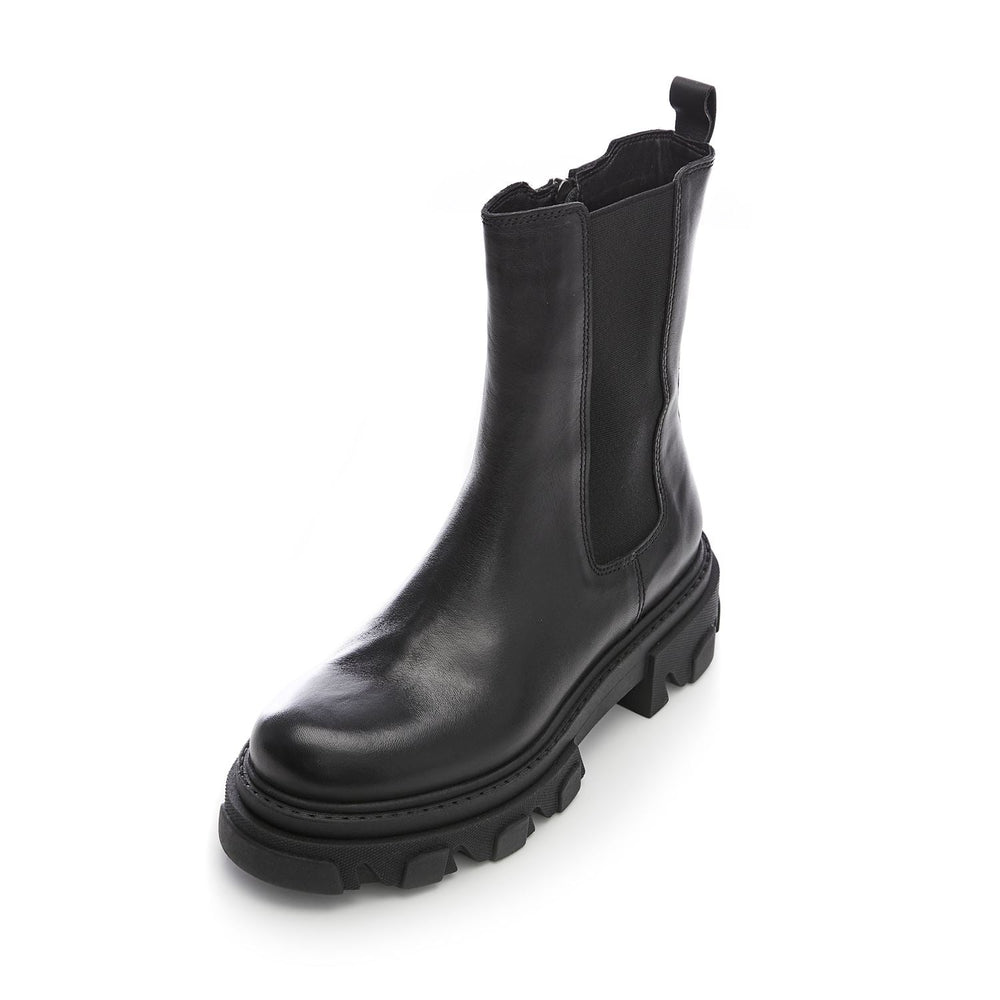 Movi Black Leather Boots