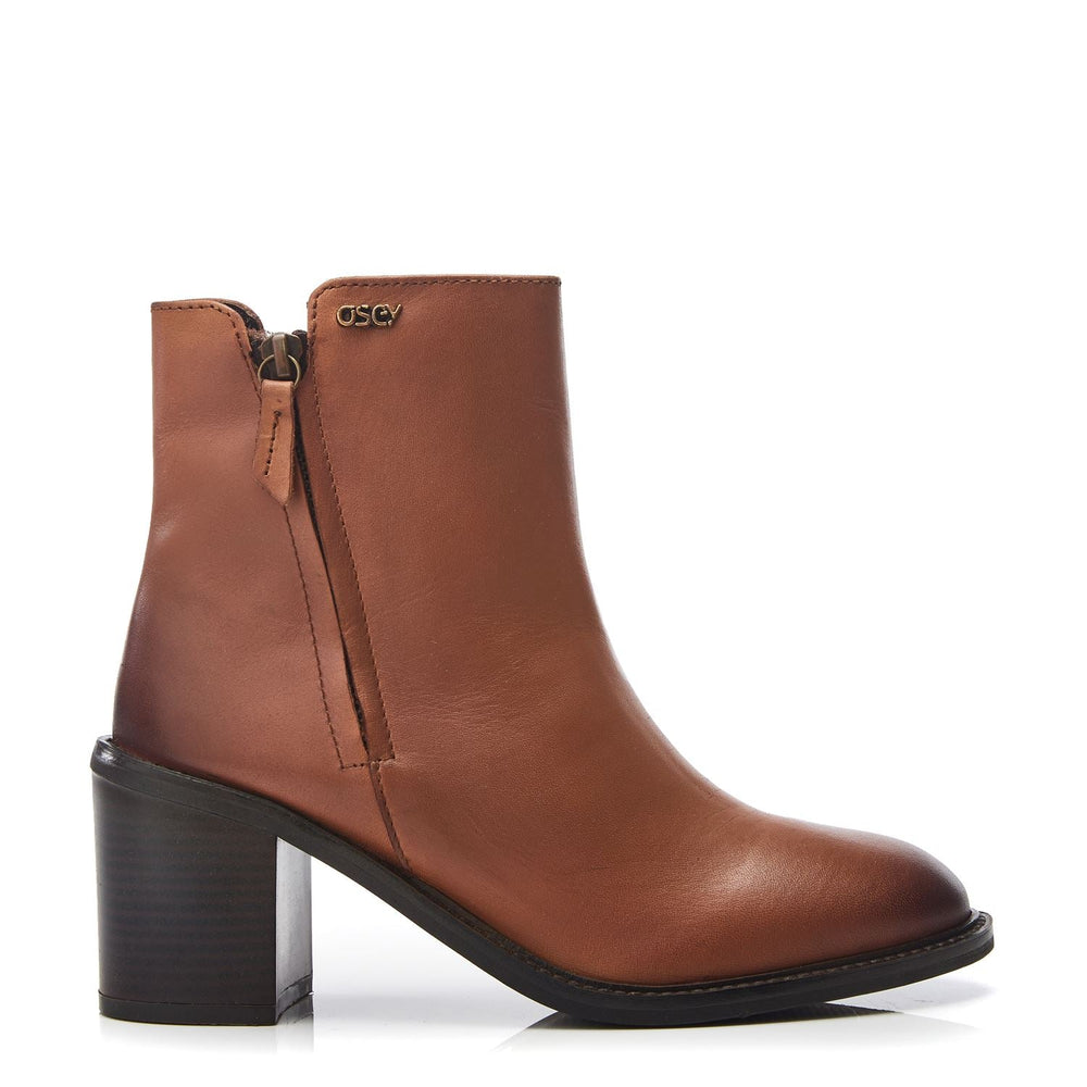 Pearce Tan Leather Boots