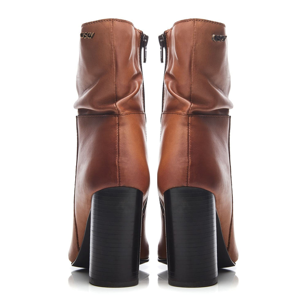 Promi Tan Leather Boots