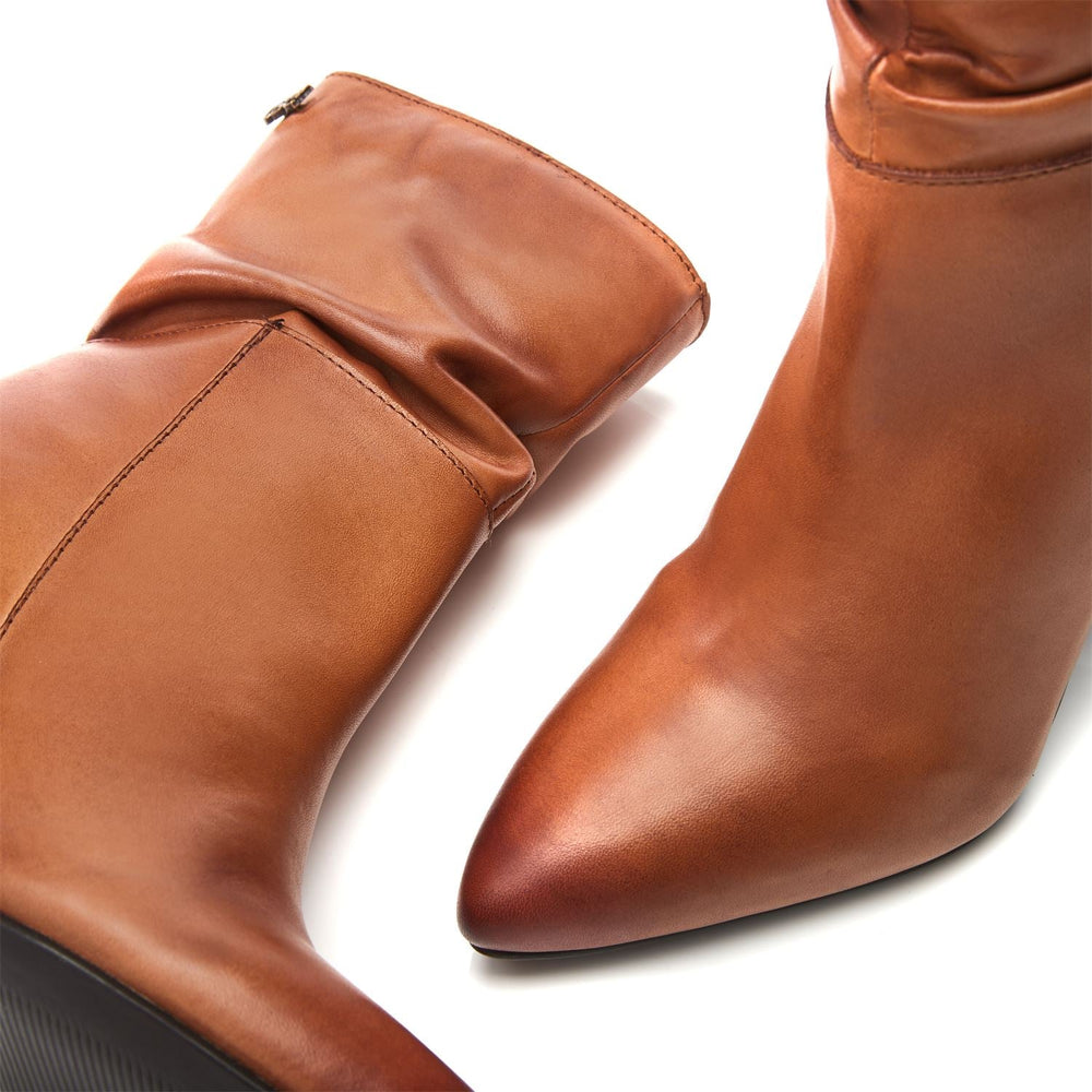 Promi Tan Leather Boots