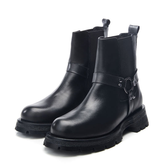 Ringo Black Leather Boots