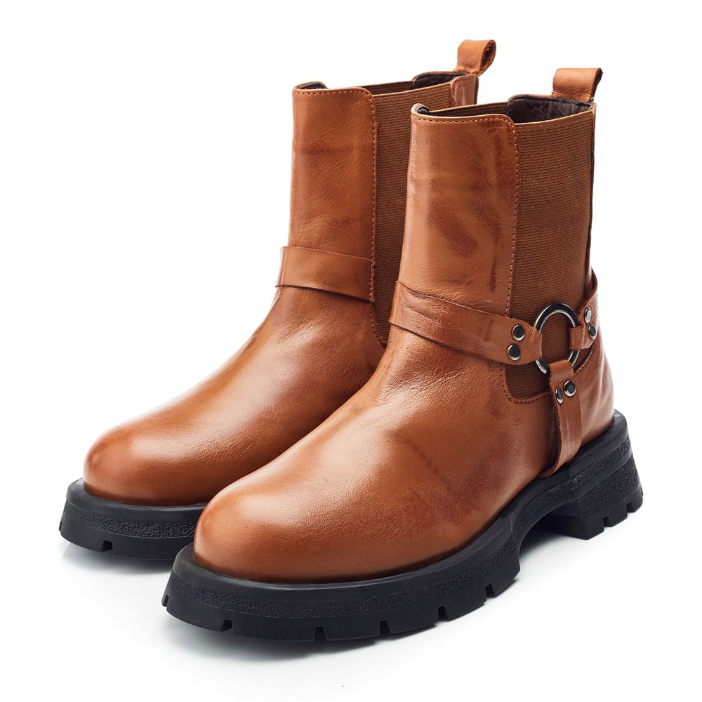 Ringo Tan Leather Boots