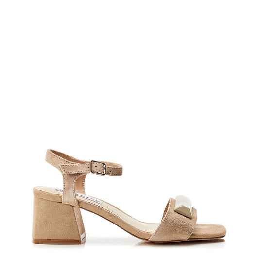 Surrey Beige Suede Sandals